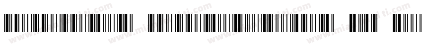 Libre Barcode 39 Ext字体转换